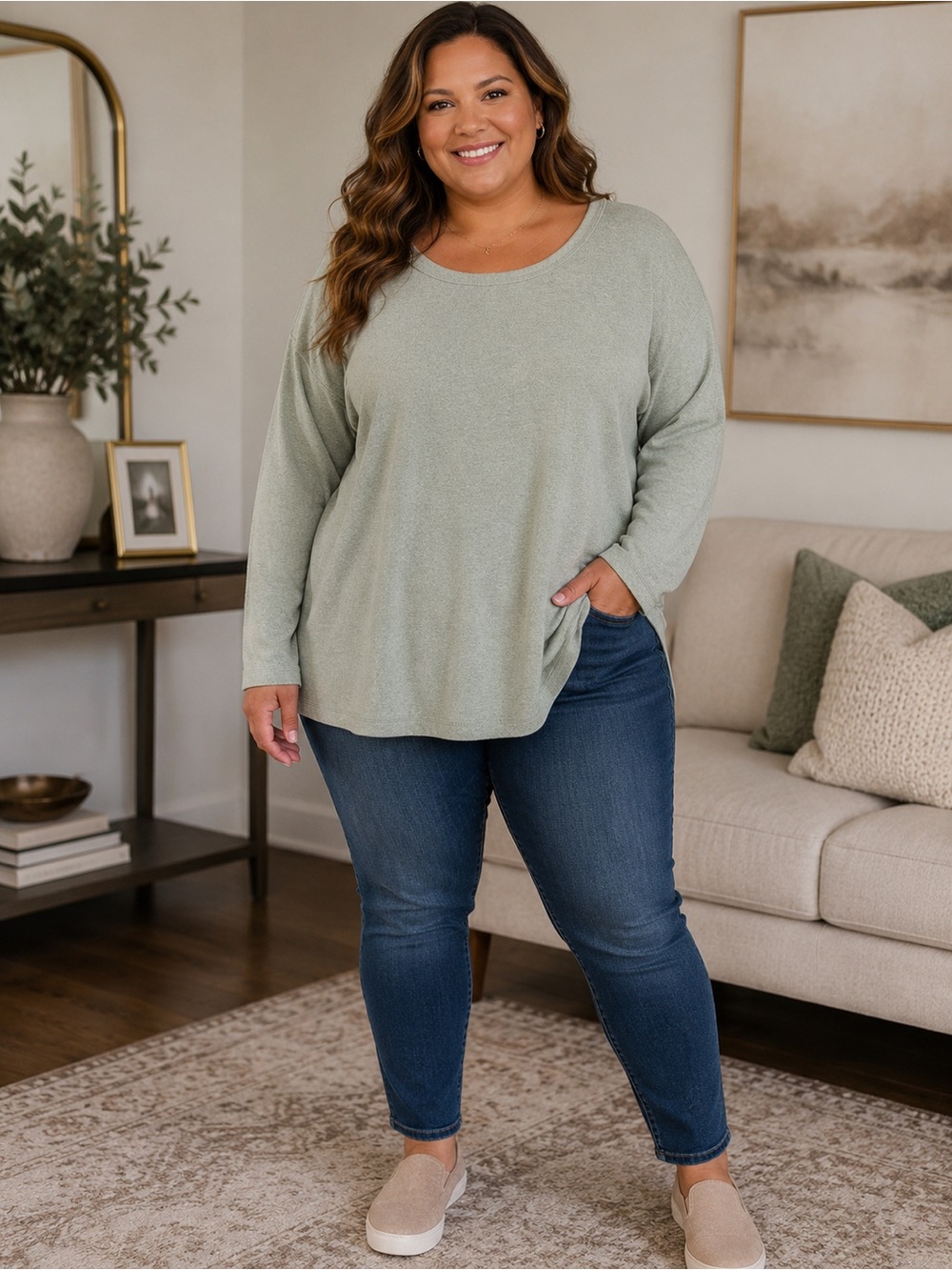 🆕🎉NWT Sage Long-Sleeve Knit Sweater
